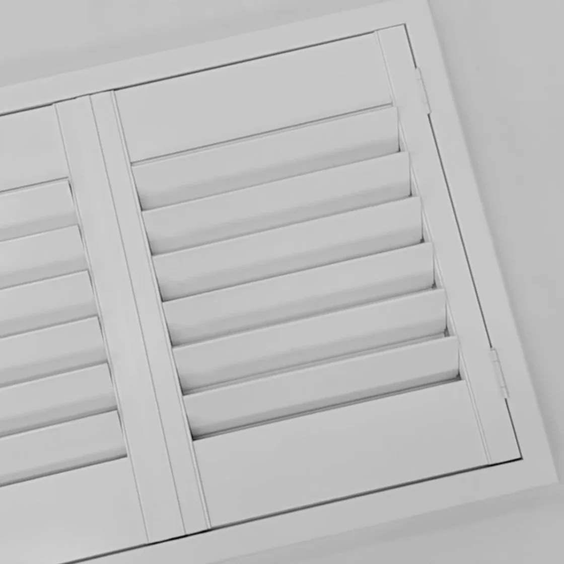 EasyKit Pre-Assembled plantation shutter panels and frame
